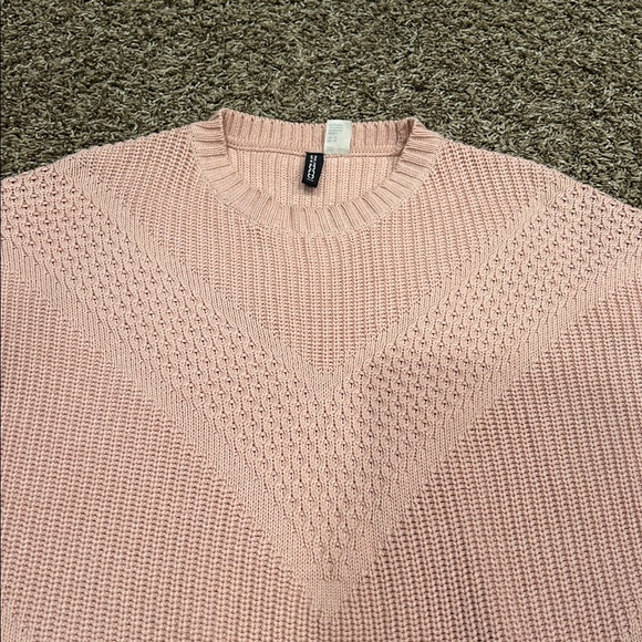 H&M Knit Sweater, baby pink color - Picture 3 of 7